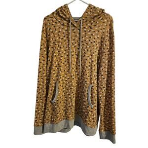 Heimish USA Boutique Hooded Long Sleeve Pullover Blouse Sweater